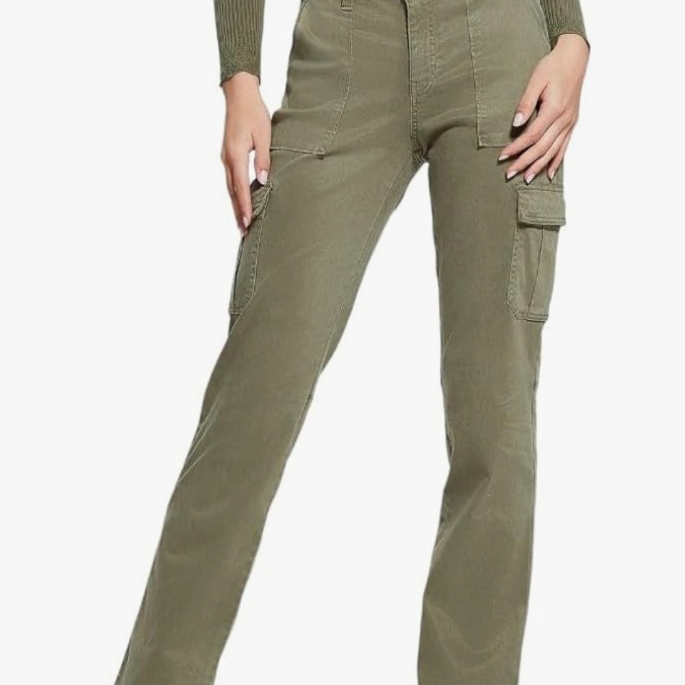 Guess Olive Green Women Jeans